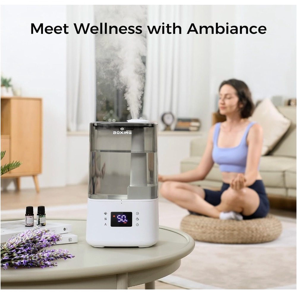 Ultrasonic Cool & Warm Mist Humidifier - 6L Capacity, Remote Control - Picture 8 of 8